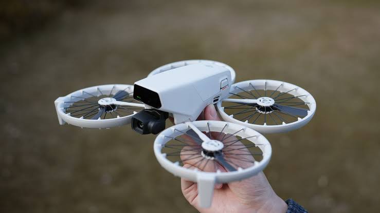 DJI Flip drone with foldable full-coverage propeller guards