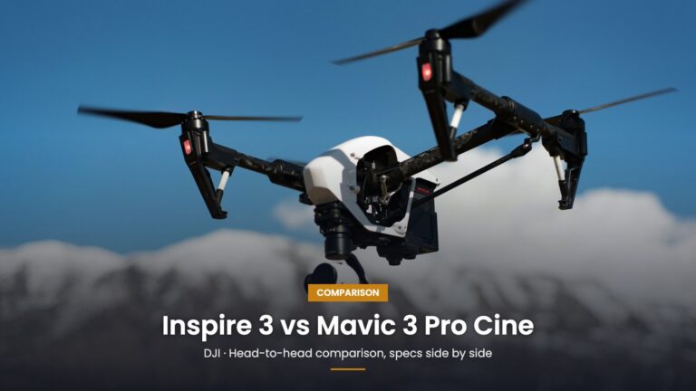 DJI Inspire 3 vs DJI Mavic 3 Pro Cine: Professional Drone Comparison comparison