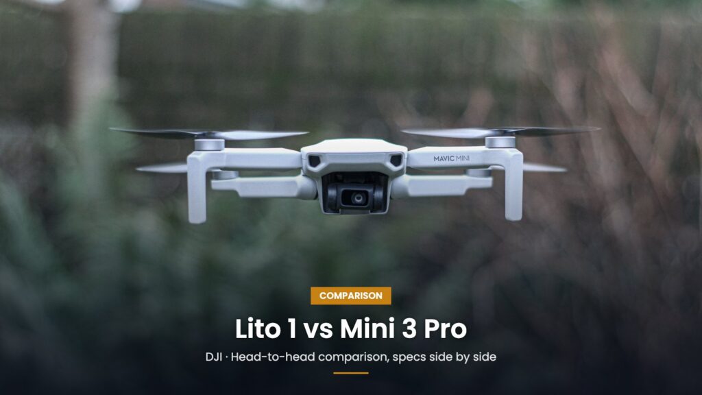 DJI Lito 1 vs DJI Mini 3 Pro