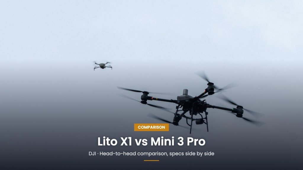 DJI Lito X1 vs DJI Mini 3 Pro