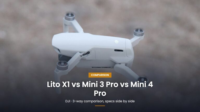 DJI Lito X1 vs Mini 3 Pro vs Mini 4 Pro: Which to Buy? comparison