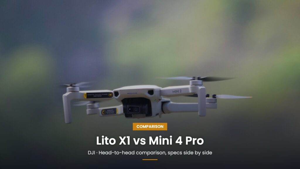 DJI Lito X1 vs DJI Mini 4 Pro