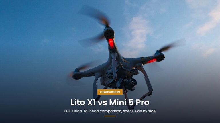 DJI Lito X1 vs DJI Mini 5 Pro: Which Sub-250g Drone Wins in 2026? comparison