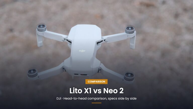 DJI Lito X1 vs DJI Neo 2: Camera Drone or Selfie Drone? comparison