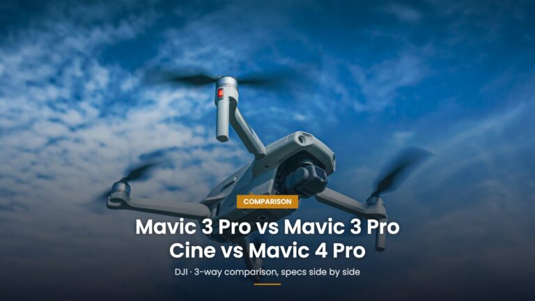 DJI Mavic 3 Pro vs. Mavic 3 Pro Cine vs. Mavic 4 Pro: Ultimate Drone Comparison comparison