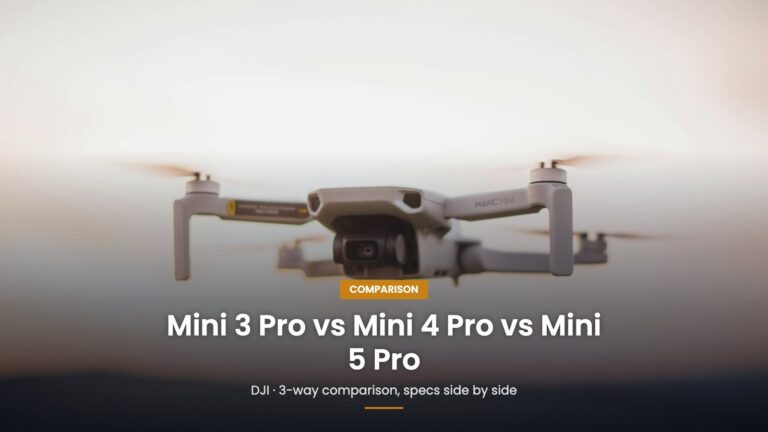 DJI Mini 3 Pro vs DJI Mini 4 Pro vs DJI Mini 5 Pro: The Ultimate Mini Drone Comparison comparison