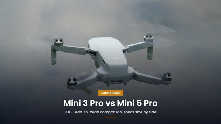 DJI Mini 3 Pro vs Mini 5 Pro: Is the Upgrade Worth It? comparison