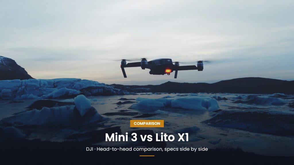 DJI Mini 3 vs DJI Lito X1