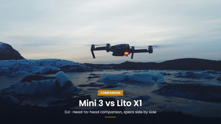 DJI Mini 3 vs DJI Lito X1: Which Drone Is Better? comparison