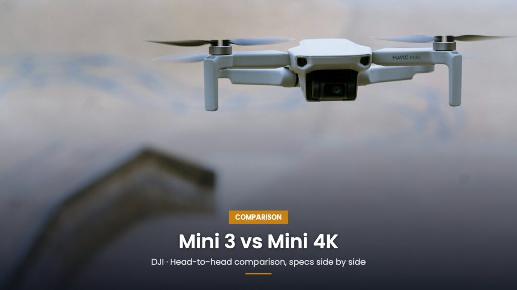 DJI Mini 3 vs DJI Mini 4K