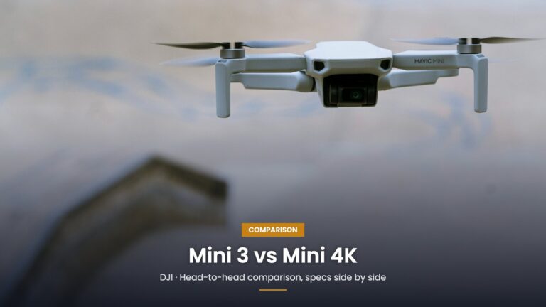 DJI Mini 3 vs DJI Mini 4K: Here's Sub-250g Drone Comparison comparison