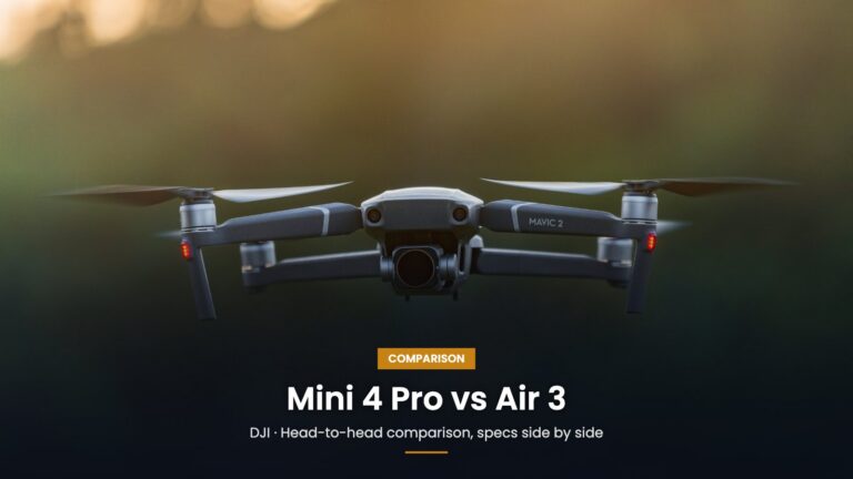 DJI Mini 4 Pro vs DJI Air 3: Which is a Better Compact Drone? comparison