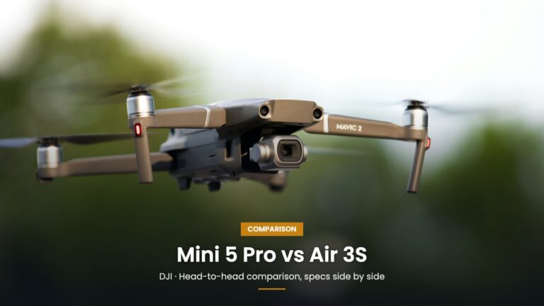 DJI Mini 5 Pro vs DJI Air 3S: Here's a Detailed Comparison comparison
