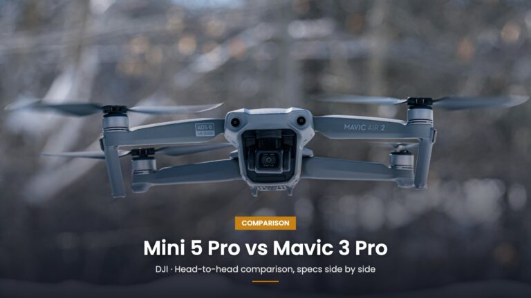 DJI Mini 5 Pro vs DJI Mavic 3 Pro: The Ultimate Drone Ranker Comparison comparison