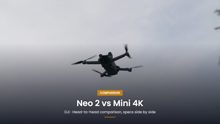 DJI Neo 2 vs DJI Mini 4K comparison