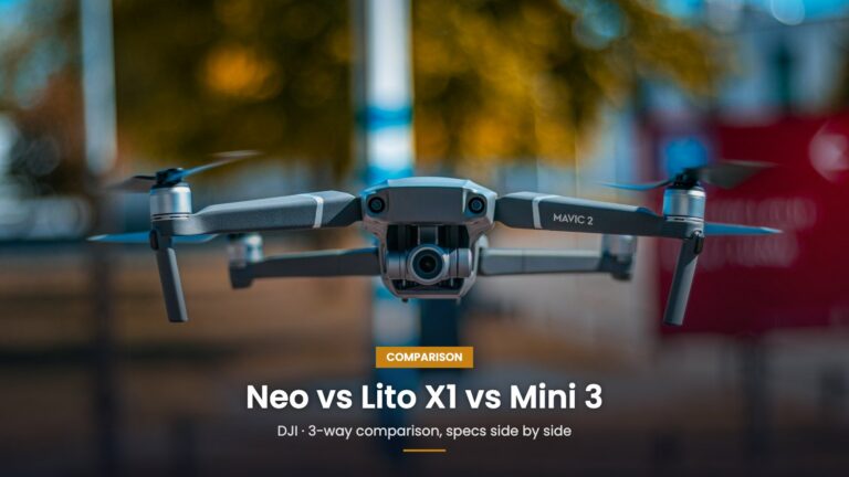 DJI Neo vs DJI Lito X1 vs DJI Mini 3: Which DJI Mini Drone is Best? comparison