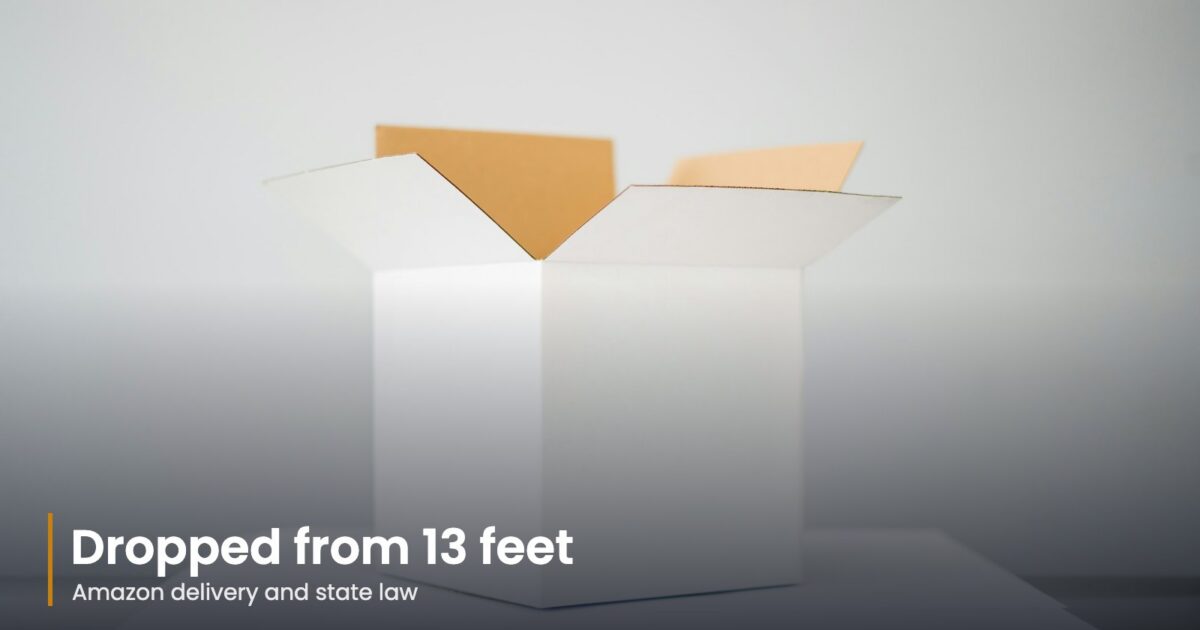 Amazon’s Drones Let Go at 13 Feet. Ten States Have a Law About That