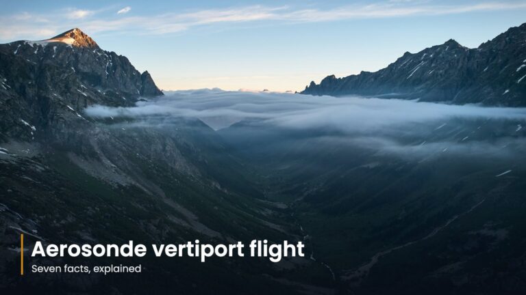 Fog-filled valley seen from above