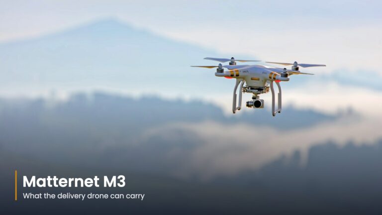 Drone flying above a sea of clouds