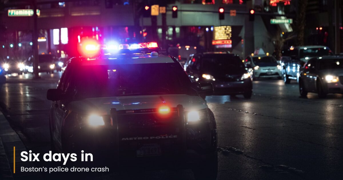 Boston’s New Police Drone Crashed Into a Car Six Days Into the Pilot