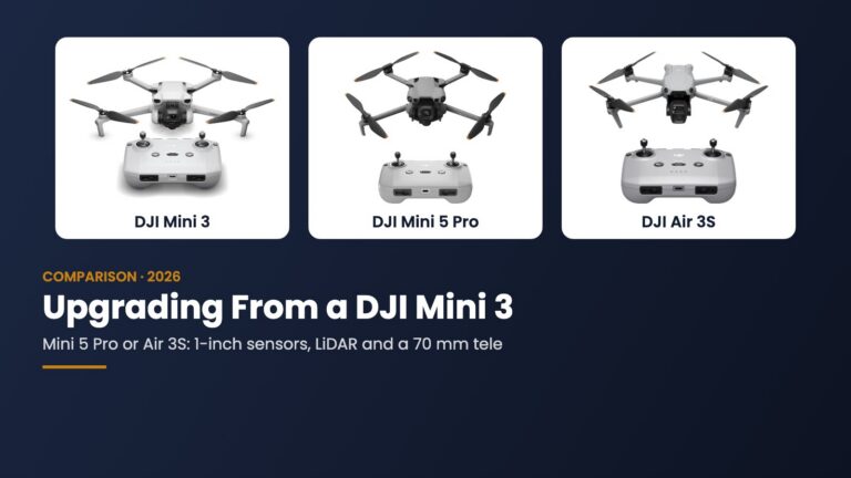 Mini 5 Pro vs Air 3S as upgrades from a DJI Mini 3