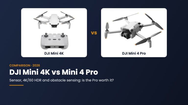 DJI Mini 4K and DJI Mini 4 Pro product photos (DJI press images)