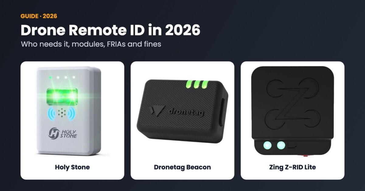 Drone Remote ID in 2026: Who Needs It, Broadcast Modules, FRIAs, Fines and What Changed