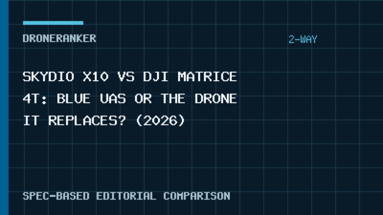 Skydio X10 vs DJI Matrice 4T: Blue UAS or the Drone It Replaces? (2026) comparison cover