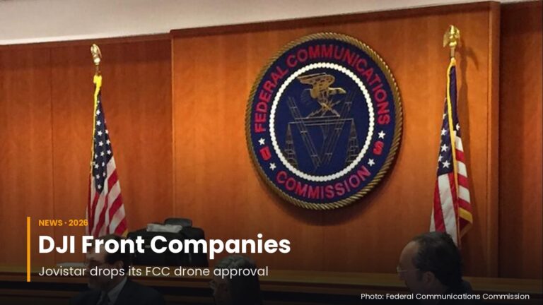 Jovistar FCC drone approval: a DJI-style folding drone (illustration)