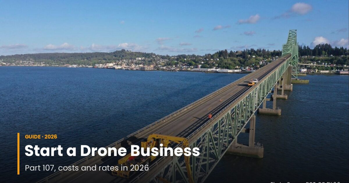 How to Start a Drone Business in 2026: Part 107, Insurance, Niches, Pricing and the DJI Problem